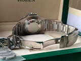 Rolex Seadweller 43mm Men's Stainless Steel Watch 126600.  Custom Red Ceramic Bezel Insert.