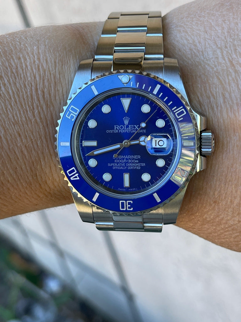 Rolex Submariner 40mm 116610 Mens Watch Smurf Factory Clone Ceramic Be ...